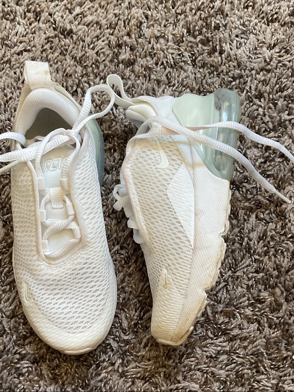 Nike White Air Max 270 Sneakers